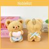 Butter Bear Plushie Keychain With Soft Pp Cotton For Valentines Day Gift