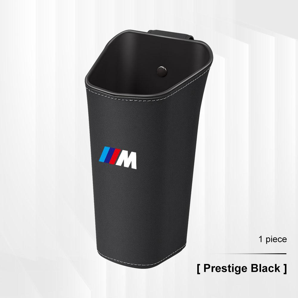 Car Door Storage Box For BMW M M1 M3 M5 E90 E60 E39 F30 F10 E87 G30 G20 X1 X3 X5 Hanger Cup Holder Waterproof Leather Trash Can EN0