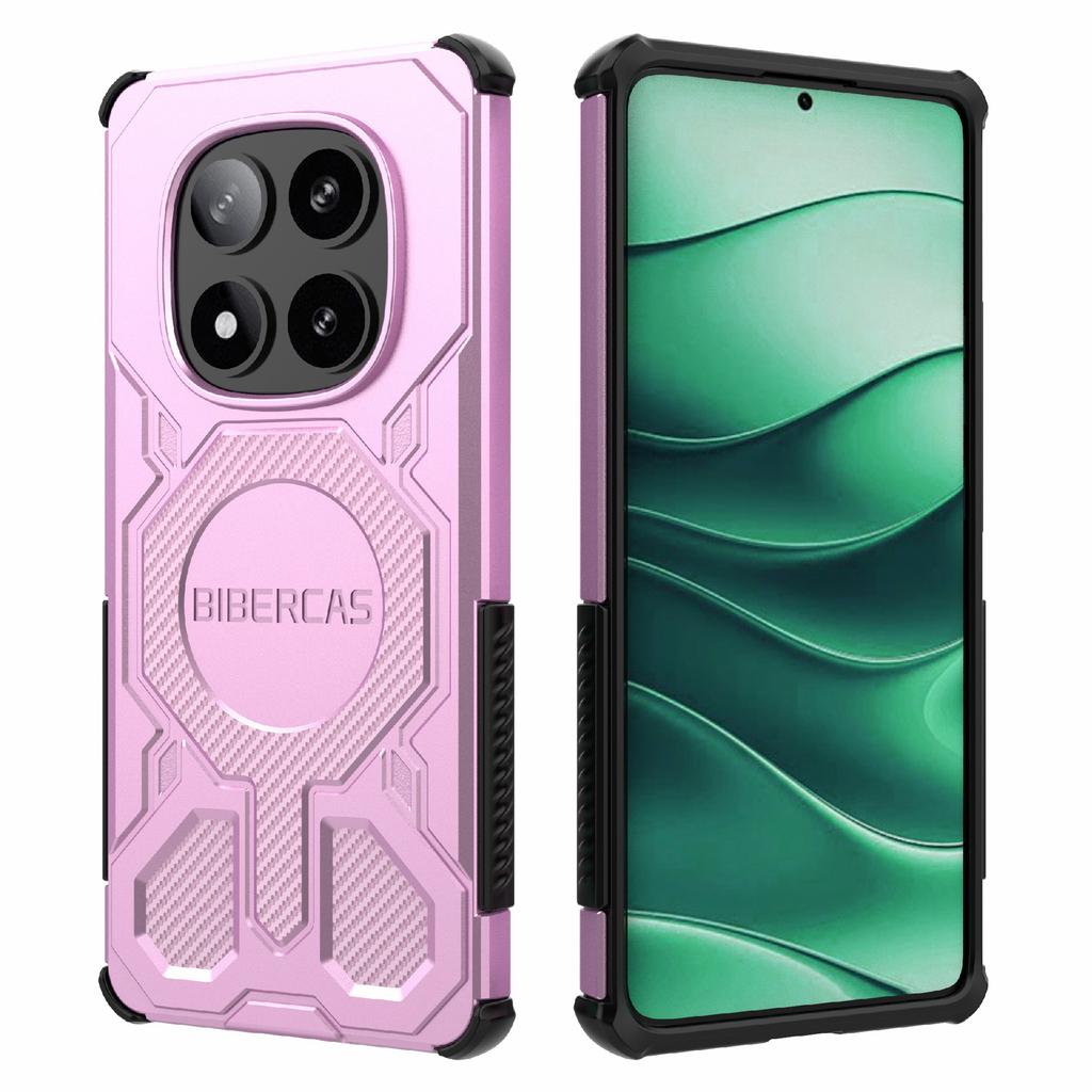 BIBERCAS J-16 Series For Xiaomi Redmi Note 14 Pro 5G Case Compatible with MagSafe Anti Drop TPU+PC Phone Cover