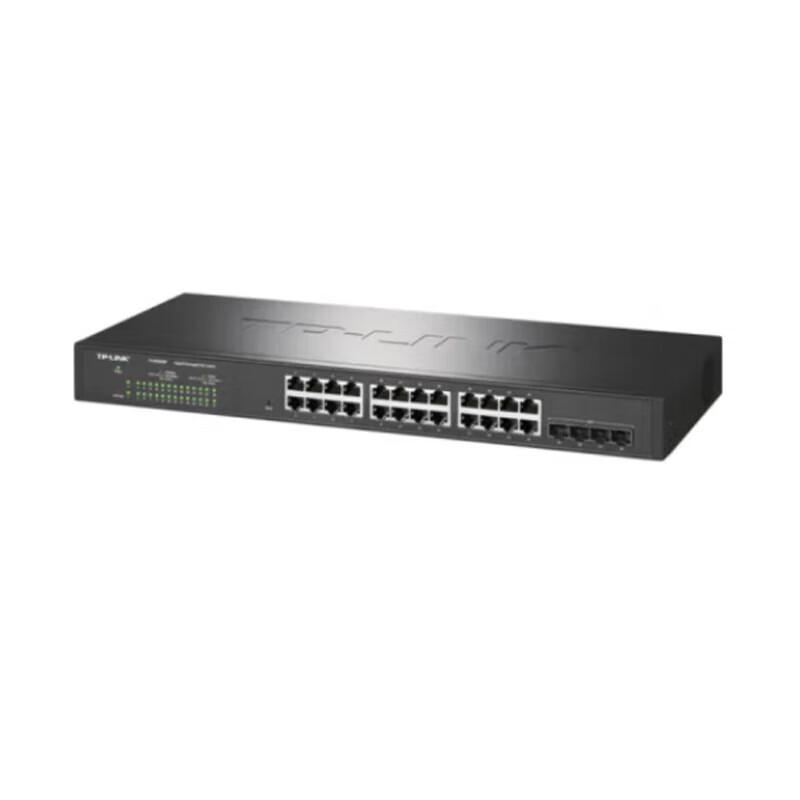 TP-LINK TL-SH2428P 24-Port Gigabit PoE+ & 4-Port 10G SFP+ Layer 2 Managed Switch