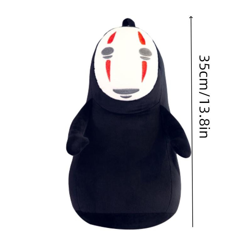 Soft Short Plush No Face Man Doll With Pp Cotton Filling Anime Character Toy Decor