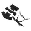 Helmet Dial Suspension System with Lining Pad Set Adjustable Knob Helmet Chin Strap Modifications for FAST for MICH