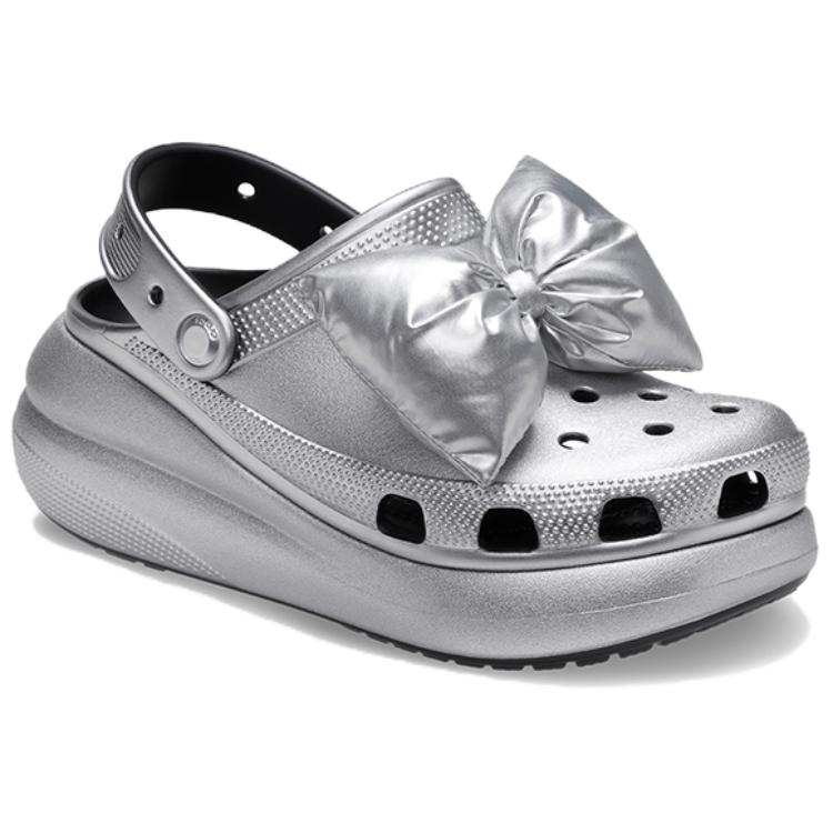 Crocs EVA Classic Versatile Trendy Clogs Women Footwear Silver 209745-96V