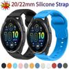 Силиконовый ремешок 20/22 мм для Garmin Active 5/Vivoactive 5/Venu 3 Дышащий браслет для Garmin Forerunner 965 265 165 55 955 Ремень