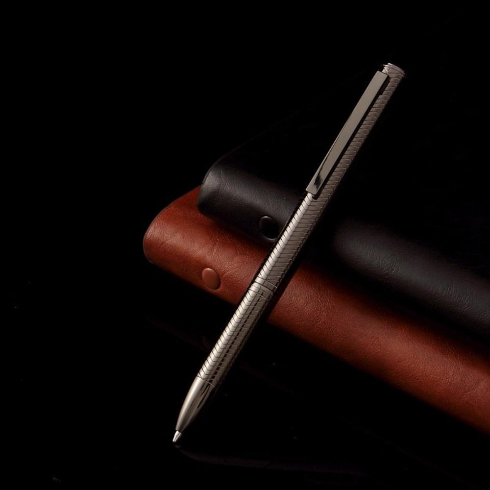 Шариковая ручка с металлическим корпусом для плавного письма, выдвижная ручка-роллер, классическая ручка-подпись