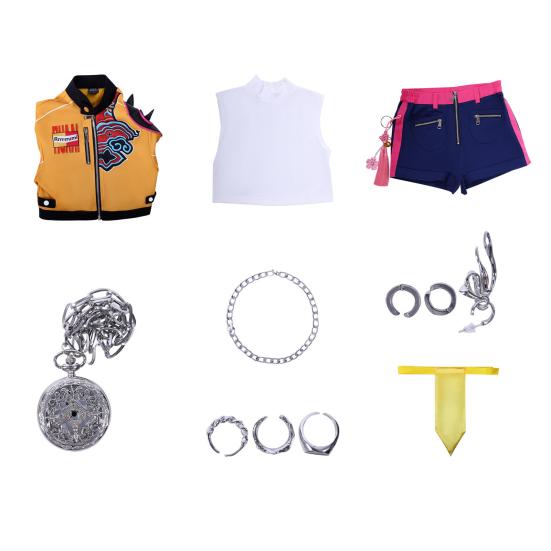 Rumi Inspired Cosplay Costume Korean Style Demon Hunter Outfit Halloween Party Dress Up Accessory for Girls