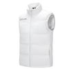 Kelme Men's Padded Vest, Active Vest, Warm, Lightweight, Sleeveless, Cold Weather Protection (White, Size L)