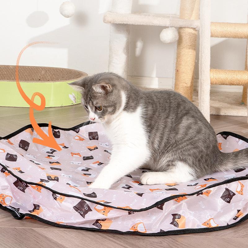 Интерактивные игрушки для кошек, мяч, быстро катящийся в мешочке, прятки, игрушка для котят, активируемая движением, интерактивная игрушка для кошек для помещений