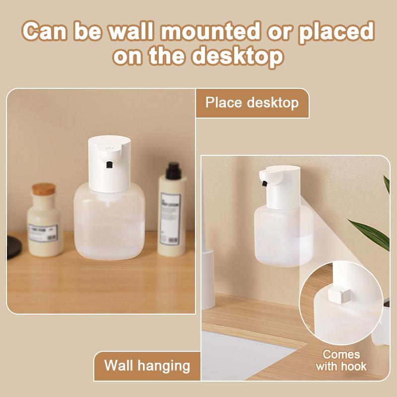 550 мл Автоматический дозатор жидкого мыла Инфракрасный датчик USB перезаряжаемый дезинфицирующее средство для мытья рук Настенный настенный для ванной комнаты IPX5