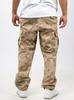 Jigga Wear Brown Camo Tactical, Field, Military, Combat Pants for Men S