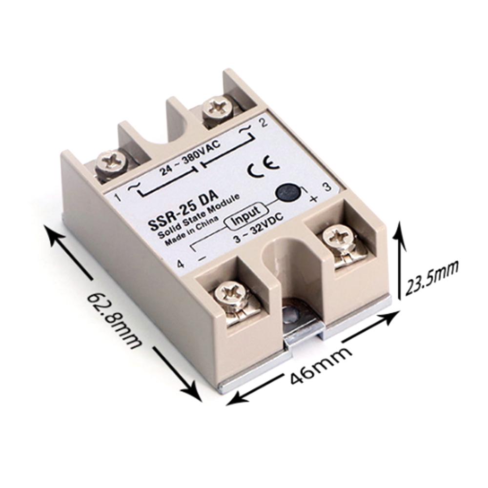REX C100FK02 V*DN Интеллектуальный регулятор температуры SSR-выход + SSR 25 DA + Кабель M6 1 м Комплект из 3 шт.
