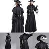 Stunning Plague Doctor Costume For Halloween And Cosplay A Medieval Hooded Robe Mask And Hat For Monk Cosplay