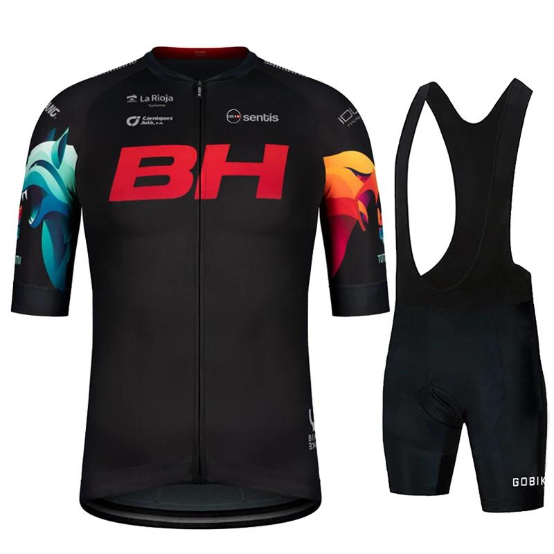 Outdoor Cycling Suit Gobikful Short Sleeve Summer Bicicleta Clothing MTB Maillot Ropa Ciclismo Sportswear Printing Bicycle Suit