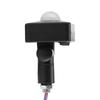 Black PIR Switch Infrared Motion Lighting Sensor Detector Wall Pavement Switch Outdoor