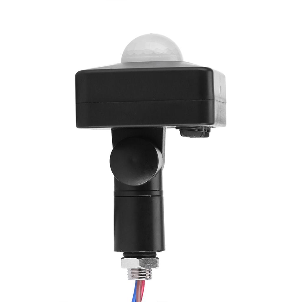 Black PIR Switch Infrared Motion Lighting Sensor Detector Wall Pavement Switch Outdoor