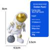 Golden Blue Astronaut Moon Ornament: Creative Space-Themed Decoration and Graduation Gift