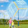 Игрушка-разбрызгиватель для детей 55 дюймов, вращающаяся на 360 градусов струя воды, 36 отверстий для разбрызгивания, летняя игра на лужайке во дворе для малышей, мальчиков, девочек, домашних животных