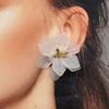 New Petal Fashion Exaggerated High End Charm Sweet and Elegant Earrings
