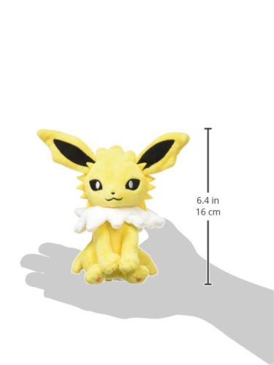 Pokemon Center Оригинальная мягкая игрушка Thunder Pokémon 16.5×14.5×8(В×Ш×Гсм)
