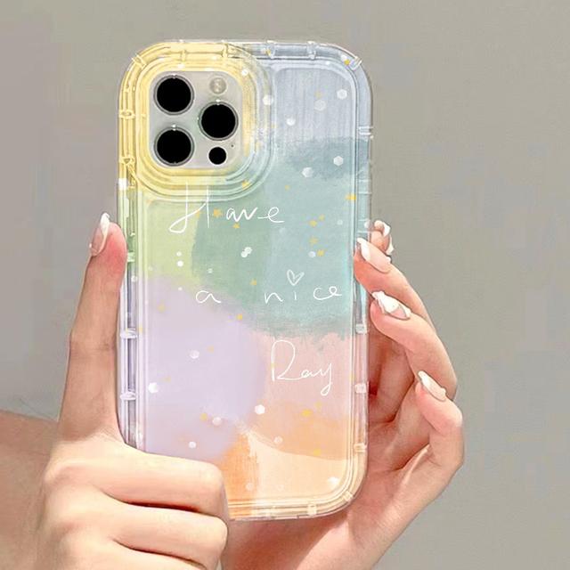 Мягкий прозрачный чехол для телефона с милым сердечком для Iphone 11 12 13 14 Pro Max Xs Max X Xr 6s 6 7 8 Plus Se, противоударный чехол-бампер
