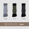 Men's Sports Cotton Five-Toe Socks: Sweat-Absorbent, Anti-Odor, Mid-Calf, Solid Colors, Autumn Collection.