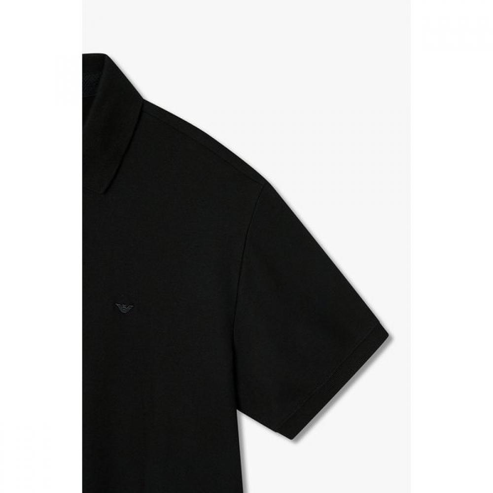 Emporio Armani Men S Mini Embroidery Pique Polo Shirt A516126054