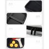 Square Pingpong Paddle Storage Bag Waterproofs Table Tennis Paddle Hard Case Table Tennis Rackets Storage Bag Organizers