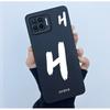 For OPPO F17 Oppo F17 Pro Case Oppo A73 A93 Reno 4F Back Cover TPU Silicon Lucky Initial Letter Couples Phone Bumper Soft Case