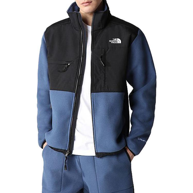 THE NORTH FACE Velvet Jackets Men's Dark Blue Stand Collar Moderate NF0A7UR2-HDC
