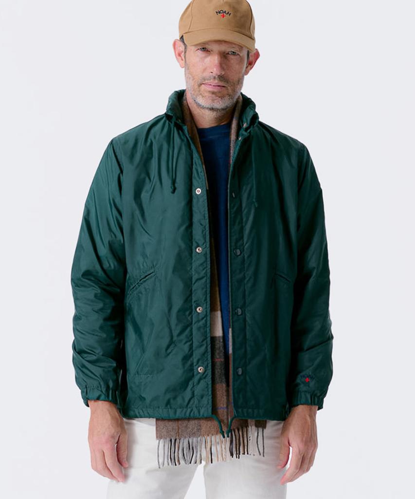 Noah (U) Hooded Coaches Jacket Green