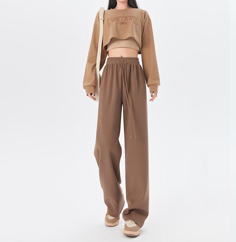 Спортивные штаны для бега, женские широкие мешковатые брюки, весенние летние женские брюки большого размера с высокой талией, женские спортивные штаны, брюки