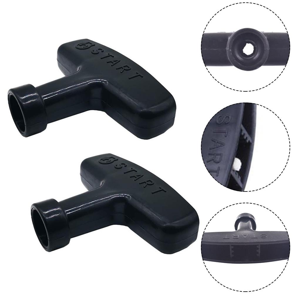 Handle Lawn Mower Parts Pull Recoil Handle 2pcs Accessories For