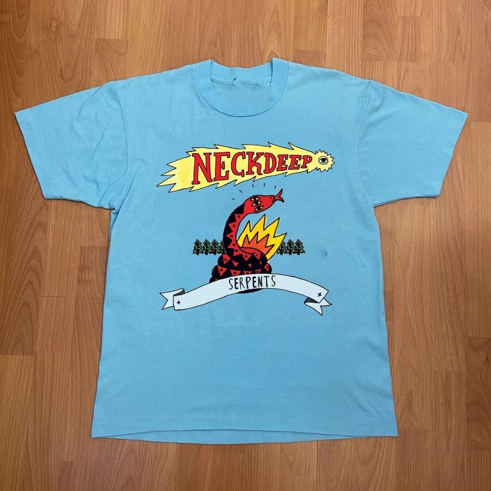 Neck Deep Album Band Gift for Fan All Size S to 5XL Blue Tshirt Unisex T-Shirt