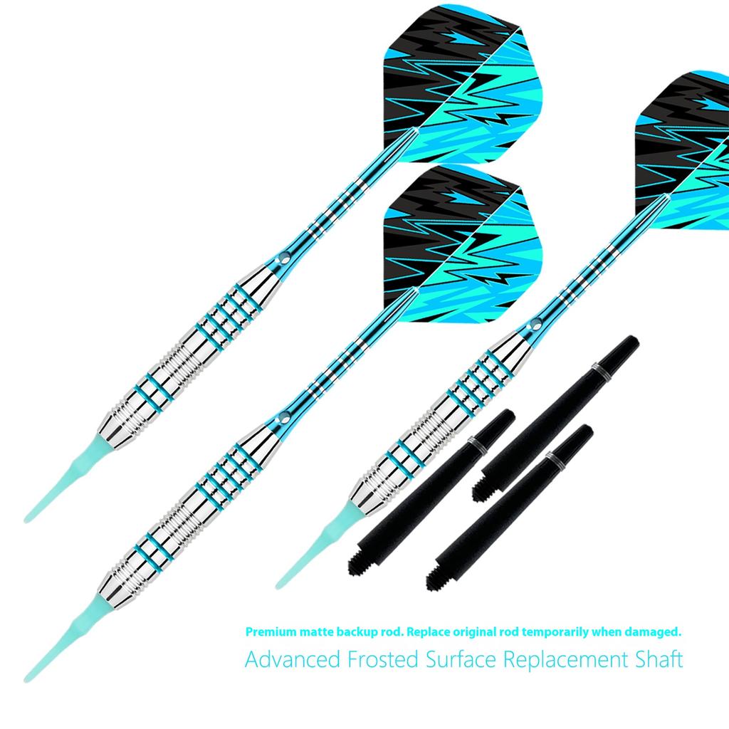 Soft Tip Darts Set  Aluminum Shaft Professional Darts Plastic Tip Sets 2BA Replacement Tips