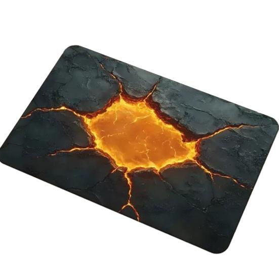 3D Optical Illusion Floor Mat Non-Slip Vision Rug with Stunning 3D Visual Effect Design Area Rug for Living Room Bedroom Hallway Easy Care Carpet