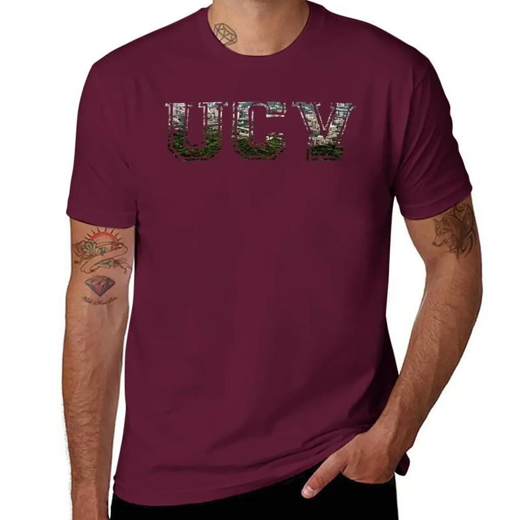 UCV Венесуэла Футболка винтажная одежда корейская мода мужские футболки набор