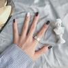 adjustable Simple Gift for Women Smooth Wide Fashion Accessories Thumb Ring Jewelry Finger Ring