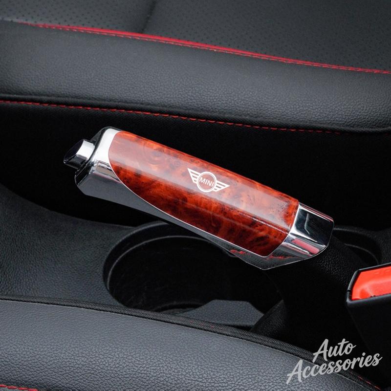 Carbon Fiber Car Hand Brake Grips Protection Cover Interior Accessories For BMW Mini Cooper One JCW F54 F55 F56 F57 F60 R50 R52