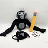 Мягкая плюшевая игрушка Gorilla Tag, кукла-орангутанг с очками-карандашами, вдохновленная популярной игрой, милый цветной подарок для коллекционеров игр