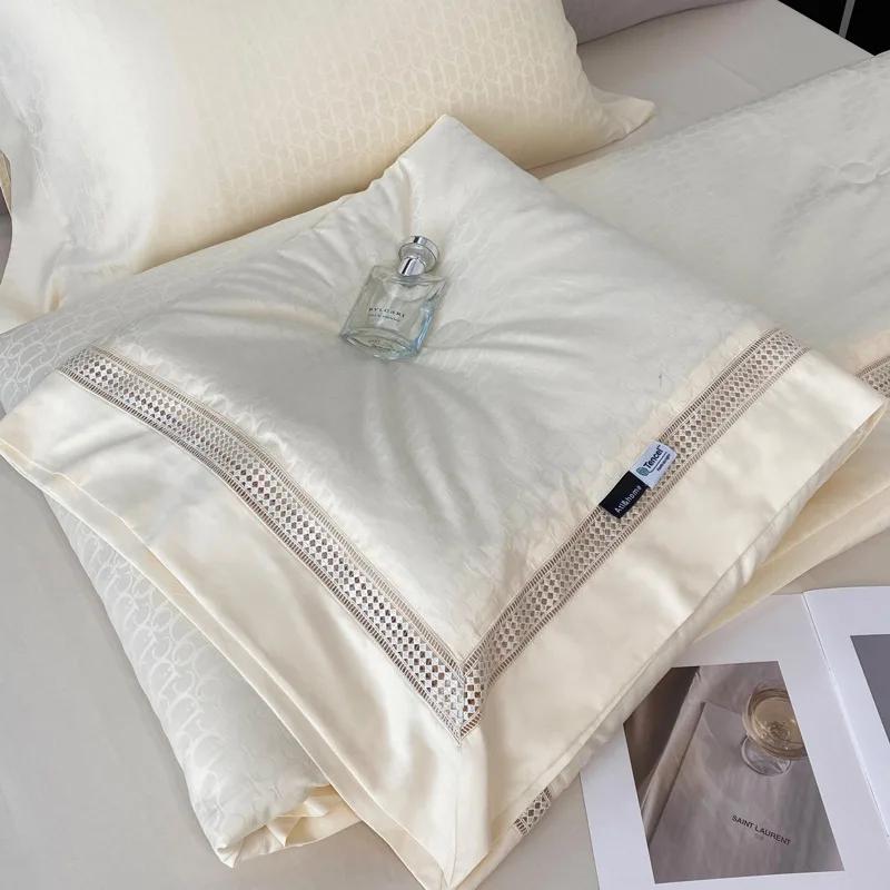 60 лиоцелл-тенсел жаккардовый полый спальный кондиционер тонкое пуховое двойное летнее одеяло