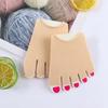 Invisible Thin Non-slip Women Summer Sock Slippers Half Palm Socks Open Toe Socks Cotton