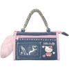Hatayama Shoji Sanrio Серия Gal 3 Джинсовая Мульти-сумка Hello Kitty Y2K Черный Белый Коричневый Милый Модный Аксессуар Чехол Прибл.. В11 x Ш18.5 x Г6см 33203581