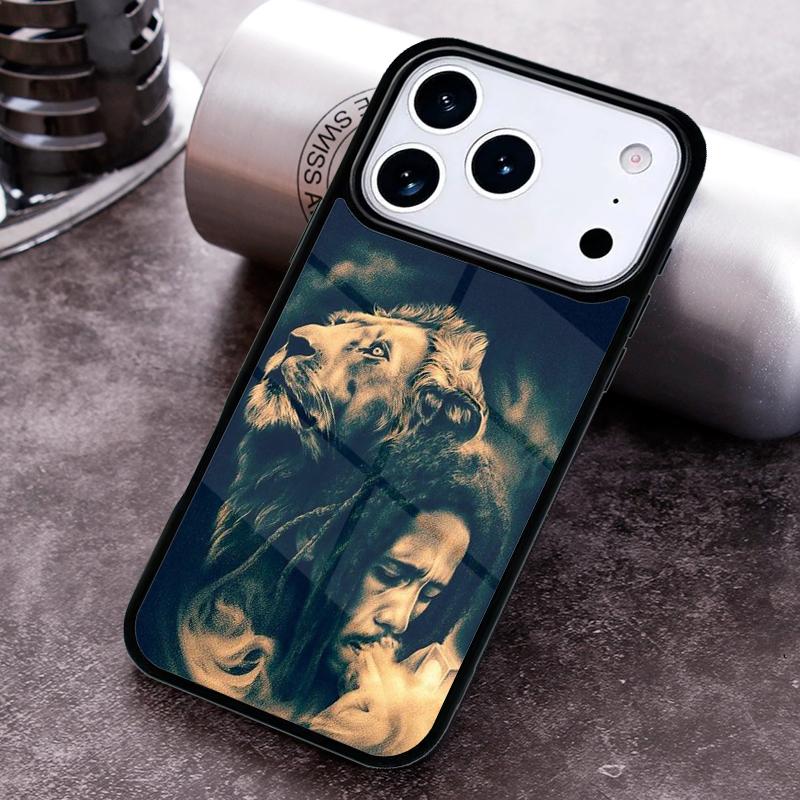 Чехол для телефона Bob Marley Rasta Lion для iPhone 17 16 15 14 13 12 11 Pro Max Plus 17Air Мягкий силиконовый чехол