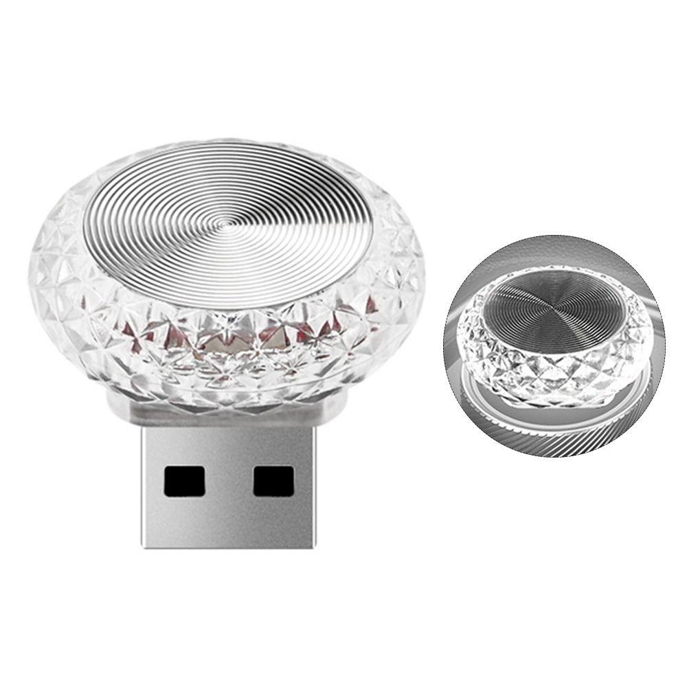 Portable USB Ambient Light Plug Play Auto Interior Light Colorful Car Atmosphere Lamps