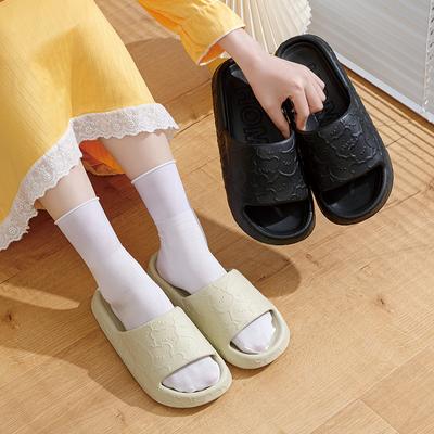 Парные тапочки, женские летние сандалии для домашнего использования, мужские милые домашние сандалии для ванной комнаты