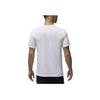 Jordan Solid Color Crew Neck Casual Sport Short Sleeve T-Shirt Men Tops White FN5830-100