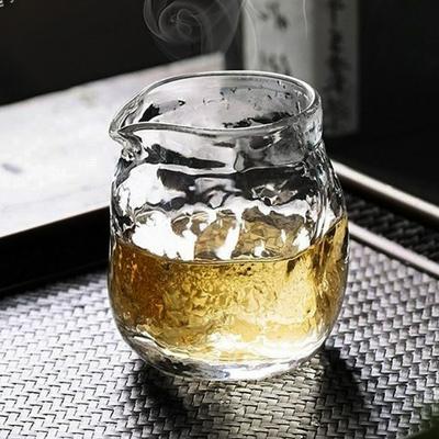 Прозрачный чайник с узором "молоток", чашка для чая кунг-фу, бытовой утолщенный термостойкий сепаратор для чая, аксессуары для чайной посуды, новый