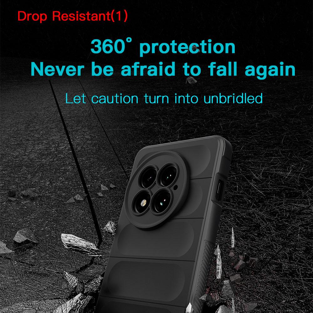 KEYSION Противоударный матовый чехол для OnePlus 13 5G Противоскользящий мягкий силиконовый чехол для задней панели телефона OnePlus 13 5G