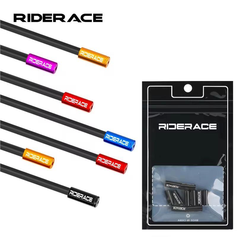 10Pcs/Lot Bicycle Derailleur Cable Housing End Cap Aluminum Alloy 4mm 5mm Bike Shift Brake Cable Ends Line Cap Wire Tube Plugs