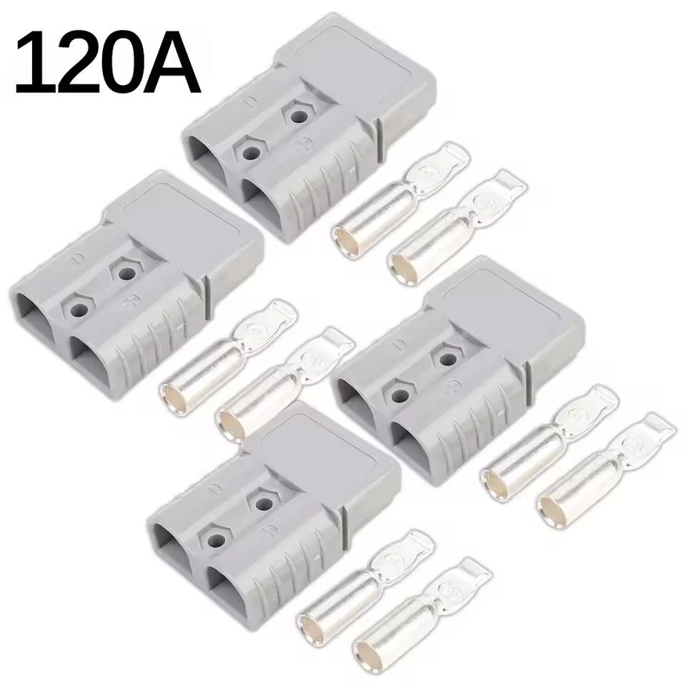 Forklift Battery Connector Plug 50A 120A 175A Quick Connect Disconnect Wire Harness Cable for Winch Trailer Trolling Motor Car